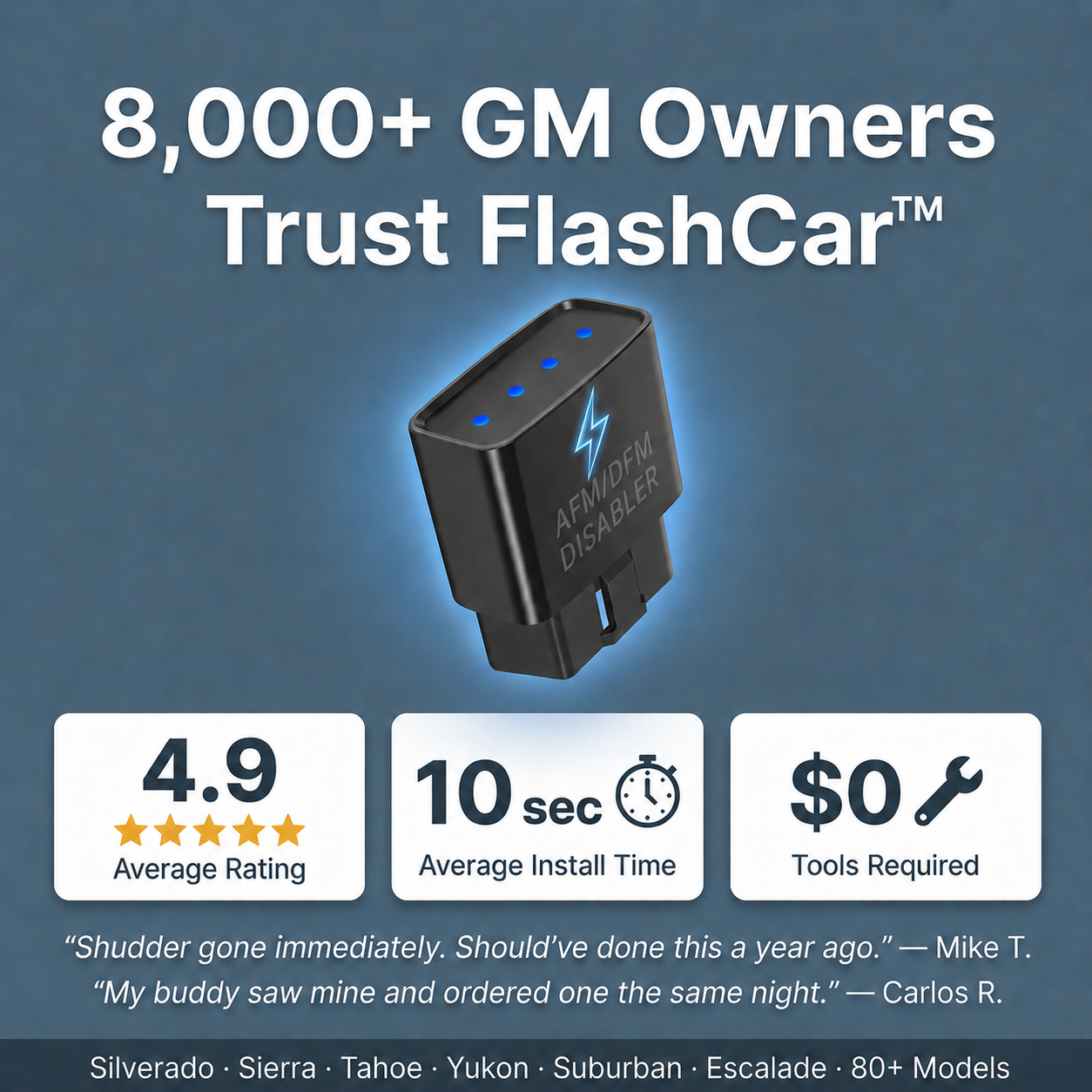 FlashCar™ AFM/DFM Disabler