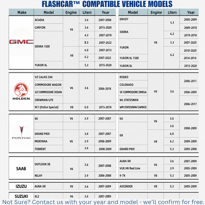 FlashCar™ AFM/DFM Disabler